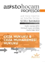Aristo Hocam Profesör – Ceza ve Ceza Muhakemesi Hukuku – Adli Hakimlik Soru Bankası