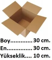 Boş Koli 30x30x10 cm.