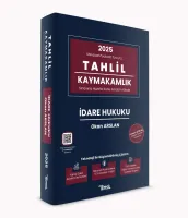 TAHLİL İdare Hukuku Konu Anlatım Kitabı