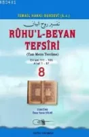 Ruhu'l-Beyan Tefsiri (8. Cilt)