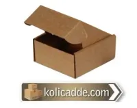 Kilitli Kraft Kutu 10x10x4,5 cm.