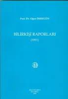 Bilirkişi Raporları 1991