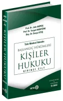 Kişiler Hukuku Cilt I