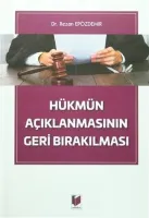 Hükmün Açıklanmasının Geri Bırakılması