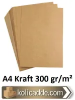 Kraft Kağıdı A4 300 gr/m² 50 Adet