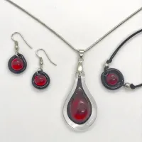 Murano Cam Set 1 Kırmızı