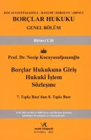 Borçlar Hukuku Genel Bölüm Cilt - 1