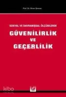 Sosyal ve Davranışsal Ölçümlerde