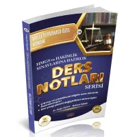 HUKAL HMGS-HAKİMLİK Milletlerarası Özel Hukuk Ders Notları