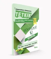 TETKİK  İcra Müdürlüğü ve Müdür Yardımcılığı Sınavlarına Hazırlık Çözümlü 5 Deneme