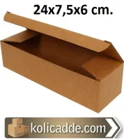 Kilitli Karton Kutu 24x7,5x6 cm.