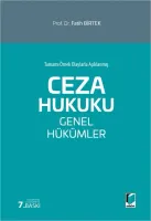 Ceza Hukuku Genel Hükümler