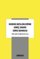 Hukuk Mesleklerine Giriş Sınavı Soru Bankası