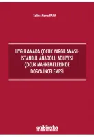 Uygulamada Çocuk Yargılaması: İstanbul Anadolu Adliyesi Çocuk Mahkemelerinde Dosya İncelemesi