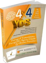 4x4 YDS Seti; Paragraf Tamamlama Paragrafta İlgisiz Cümle ve Okuma Parçaları