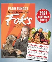 Foks Tarihe Tanıklık Eden Köpek ve 2027 Ahşap Takvim