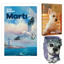 Martı - Anton Çehov ve Dekoratif Köpek Kalemlik - Pamuk Şeker Planlama Defteri