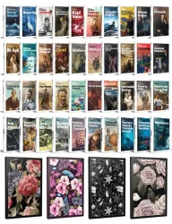 40 Dünya Klasiği ve Çiçekli Çizgili Defter Seti -1