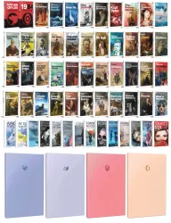 58 Dünya Klasiği ve Pastel Çizgisiz Defter Seti -1
