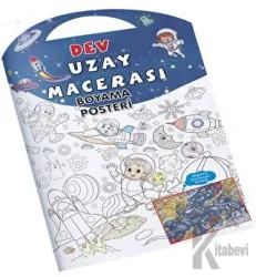 Uzay Macerası Dev Boyama Posteri