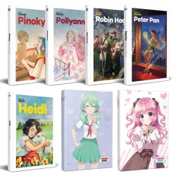 Çocuk Klasikleri Beş Kitap - Violet ve Schoolgirl Defter