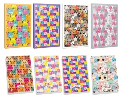 Sivri Kulaklar 4lü 64 Sayfa Çizgili Defter ve 4 Bloknot-10