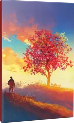 Günbatımı - Manzara Temalı 64 Sayfa Çizgili Okul Defteri