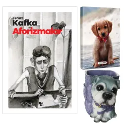 Aforizmalar - Franz Kafka ve Dekoratif Köpek Kalemlik - Masum Köpek Planlama Defteri
