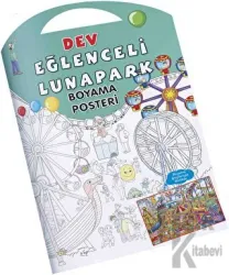 Eğlenceli Lunapark Dev Boyama Posteri