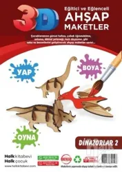 Dinozorlar 2 Ahşap Maket HK1057