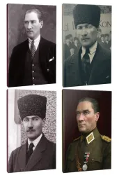 Okula Hazırlık 4lü Atatürk- Çizgili Okul Defteri Seti 64 Sayfa 13,5x19,5cm -3 