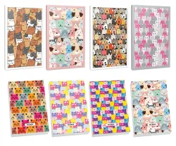 Sivri Kulaklar 4lü 64 Sayfa Çizgili Defter ve 4 Bloknot-14