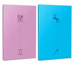 2li Burç-Astroloji Temalı 13,5x19,5cm 64 Sayfa Çizgisiz Defter Seti -2