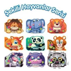 Şekilli Orman Hayvanları Serisi Seti - 9 Kitap Takım