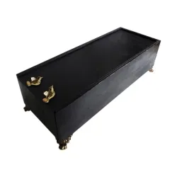 Ahşap, Sürgülü Kutu, Payitaht Ayaklı, Siyah HK0423-0002