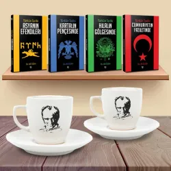 Türkün Tarihi Hediye Seti - Portre Fincan