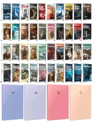 30 Dünya Klasiği ve Pastel Çizgisiz Defter Seti -1