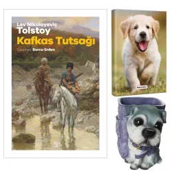 Kafkas Tutsağı - Tolstoy ve Dekoratif Köpek Kalemlik - Mutlu Prens Planlama Defteri