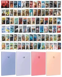 88 Dünya Klasiği ve Pastel Çizgisiz Defter Seti -1