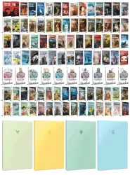 98 Dünya Klasiği ve Pastel Çizgisiz Defter Seti -2