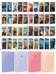 40 Dünya Klasiği ve Pastel Çizgisiz Defter Seti -1