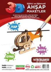 Pat Pat Helikopter Ahşap Maket HK1041