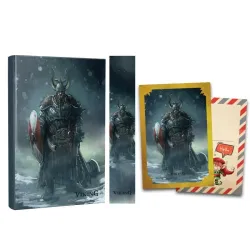 Kişiye Özel Kartpostallı Hediye Seti - 1 Viking 128 Sayfa Defter 1 Kartpostal 1 Ayraç
