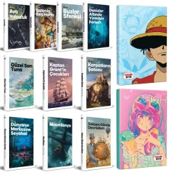Çocuk Klasikleri 10 Kitap - Luffy ve Icecream Defter