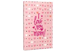 Not Defteri I Love You Mom Çizgisiz