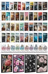 51 Dünya Klasiği ve Çiçekli Çizgili Defter Seti -1