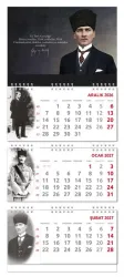2027 Atatürk Gemici Duvar Takvimi - Gazi