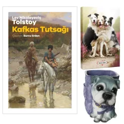 Kafkas Tutsağı - Tolstoy ve Dekoratif Köpek Kalemlik - Neşeli Dostlar Planlama Defteri