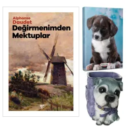 Değirmenimden Mektuplar - Alphonse Daudet ve Dekoratif Köpek Kalemlik - Minik Arkadaş Planlama Defteri