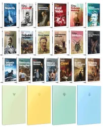 19 Dünya Klasiği ve Pastel Çizgisiz Defter Seti -2